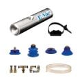 Model 801005 In-Line E-Vac kit includes suction cups