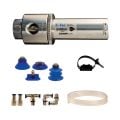 An Adjustable E-Vac kit includes pump, cups, fittings, tubing and mounting clip.