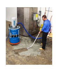 Premium Chip Vac Systems include the drum, drum dolly, an upgrade to static resistant hose, heavy duty aluminum tools, tool holder, air hose and quick connects fittings.