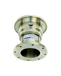 This special stainless steel flange-mount Air Amplifier was designed for exhausting hot flue gases from a furnace.