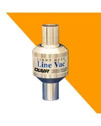 Light Duty Line Vacs are available in eight sizes for diameters from 3/4