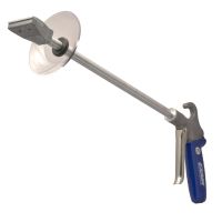 Model 1230-24-CS Soft Grip Safety Air Gun with Model 1122 Flat Air Nozzle, 24" Alum. Ext Pipe & Chip Shield