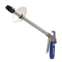 Model 1260-PEEK-12-CS Soft Grip Safety Air Gun with Model 1106-PEEK Air Nozzle, 12" Alum. Ext Pipe & Chip Shield