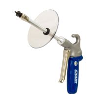 Model 1296-PEEK-12-CS Soft Grip Safety Air Gun with Model 1108-PEEK Air Nozzle, 12" Alum. Ext Pipe & Chip Shield