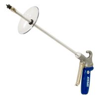 Model 1296-PEEK-36-CS Soft Grip Safety Air Gun with Model 1108-PEEK Air Nozzle, 36" Alum. Ext Pipe & Chip Shield