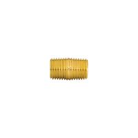 Model 900084 1/4 MNPT Close Nipple, NP Brass