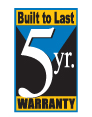 Built To Last Warranty